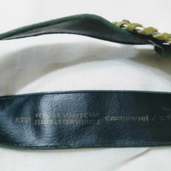 Vintage EMMANUEL Leather Suede Belt Made in Canada - Picture 2 of 4